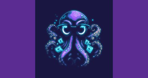 The CertKraken kraken on a purple ground