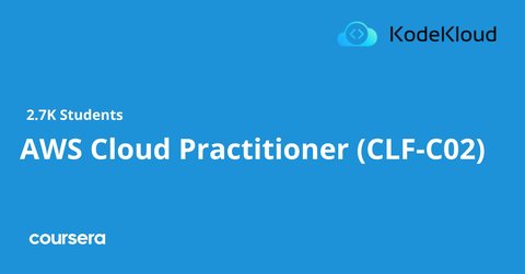 Course art for AWS Cloud Practitioner (CLF-C02), from KodeKloud