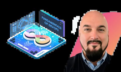 Course art for Fundamentals of DevOps, from KodeKloud